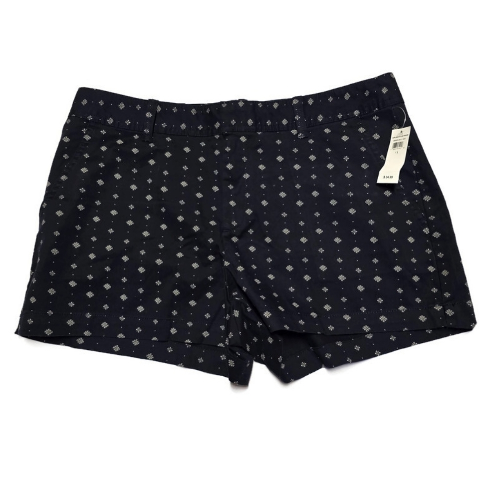 Gap Shorts Women’s 12 Navy Blue Mid Rise City Short 3” Inseam Preppy